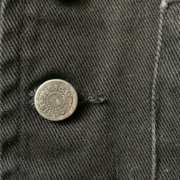 DX Men's black cotton versatile utility vest. Size says M but fits like L. - Picture 3 of 5